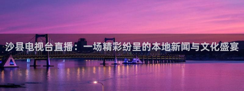 雨燕直播360高清直播：沙县电视台直播：一场精彩纷呈的本地新闻与文化盛宴